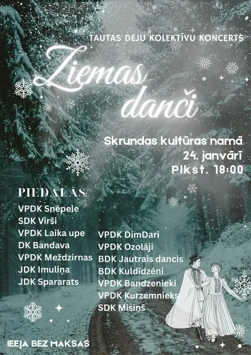 ZIEMAS DANČI. Koncerts
